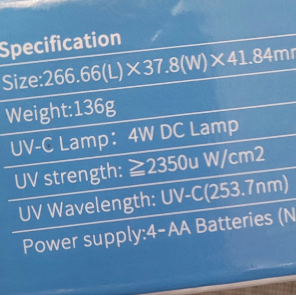 UV-C Cordless Light Sanitizing Wand - Picture 9 of 10